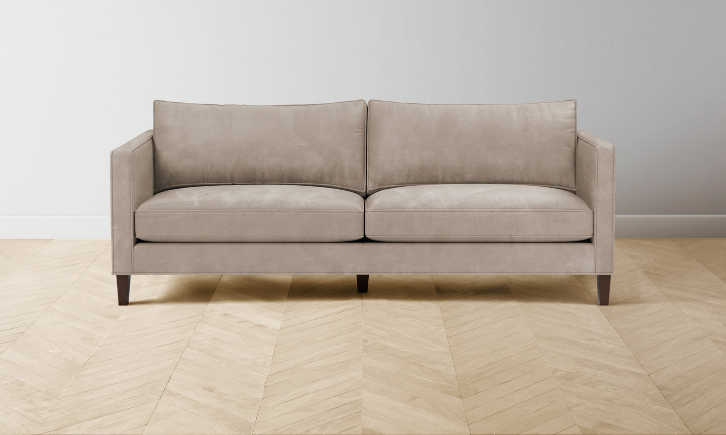 The Crosby Sofa - Nubuck Leather Fawn