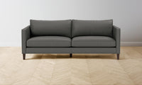 The Crosby Sofa - Pebbled Leather Ash