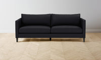 The Crosby Sofa - Pebbled Leather Ink