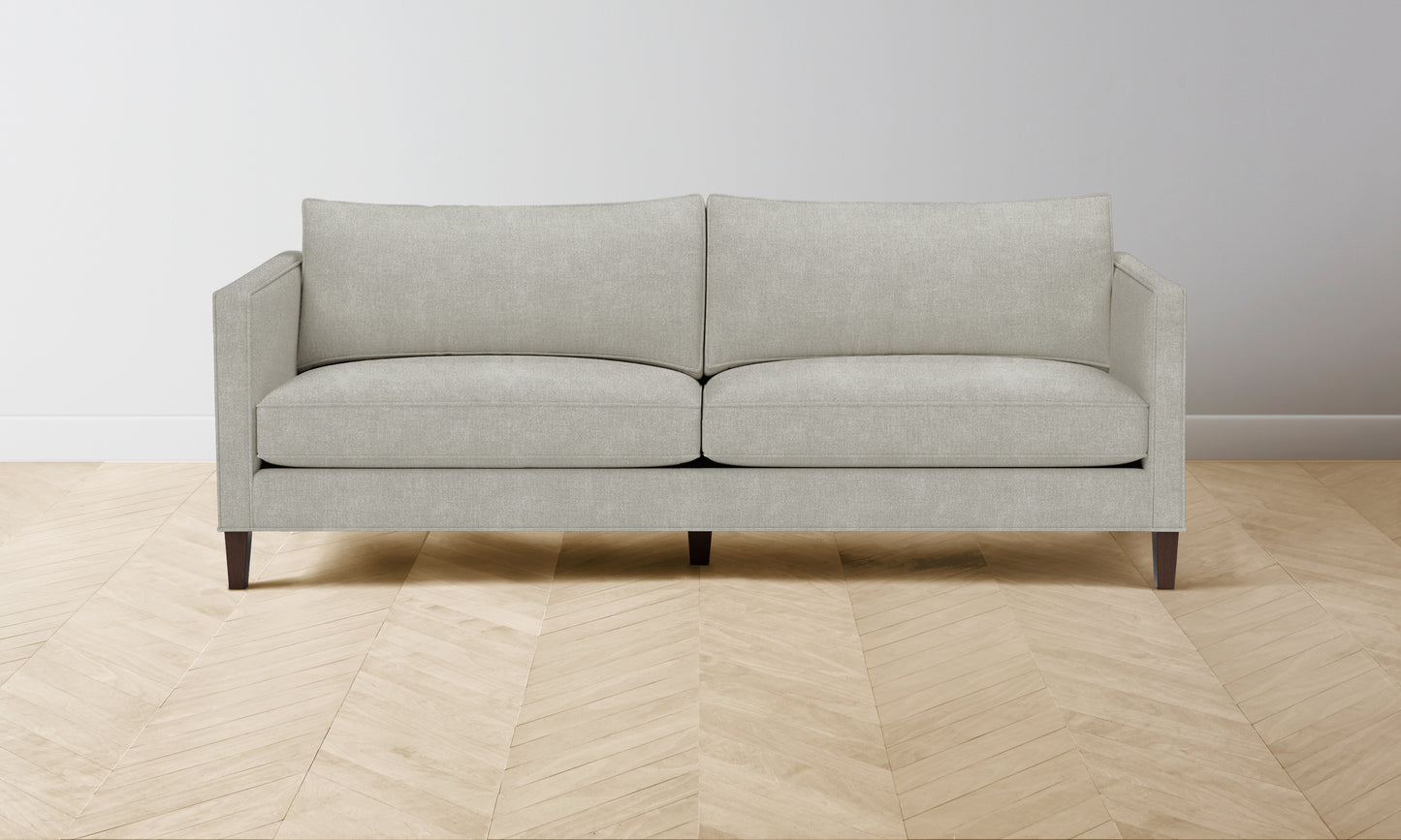 The Crosby Sofa - Performance Melange Weave Flint