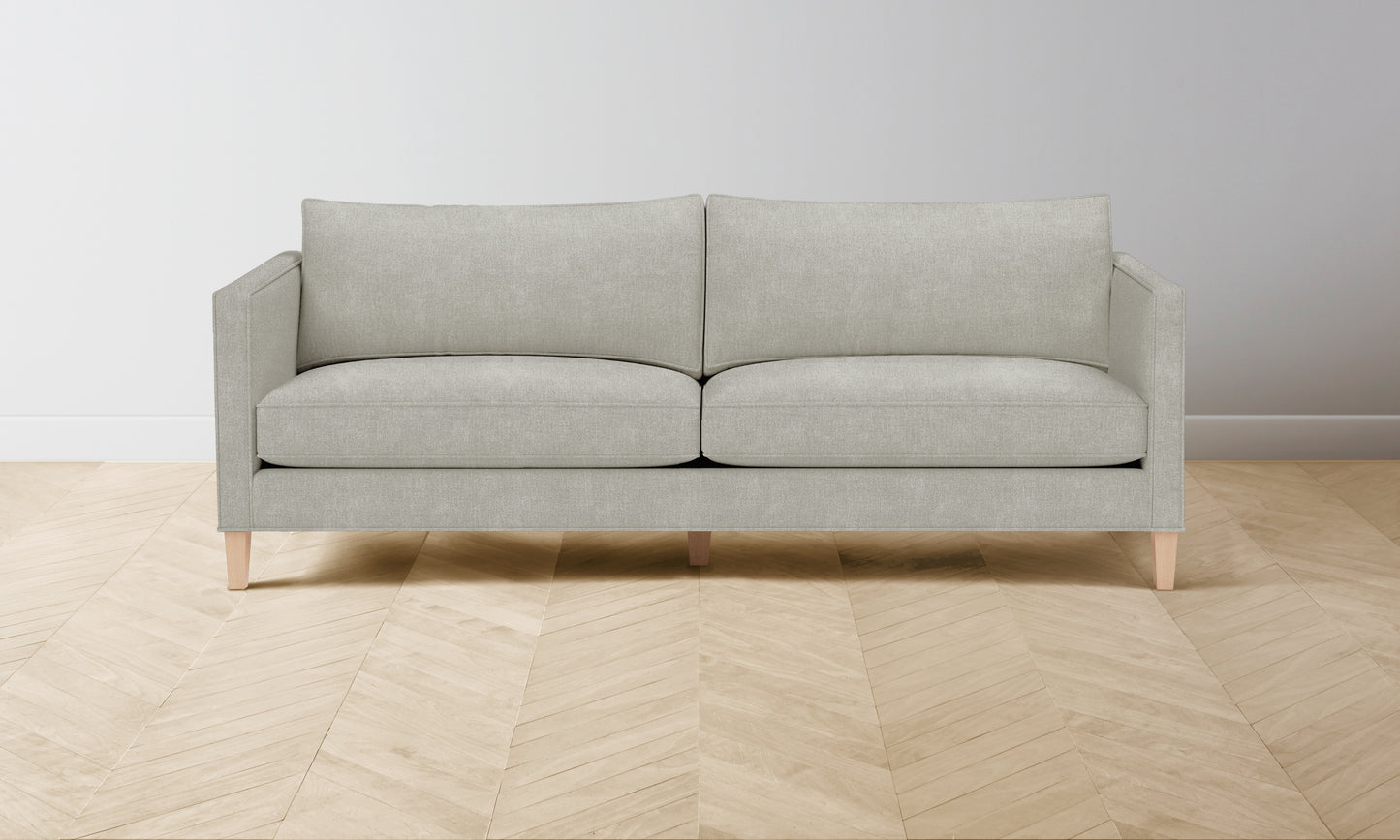 The Crosby Sofa - Performance Melange Weave Flint