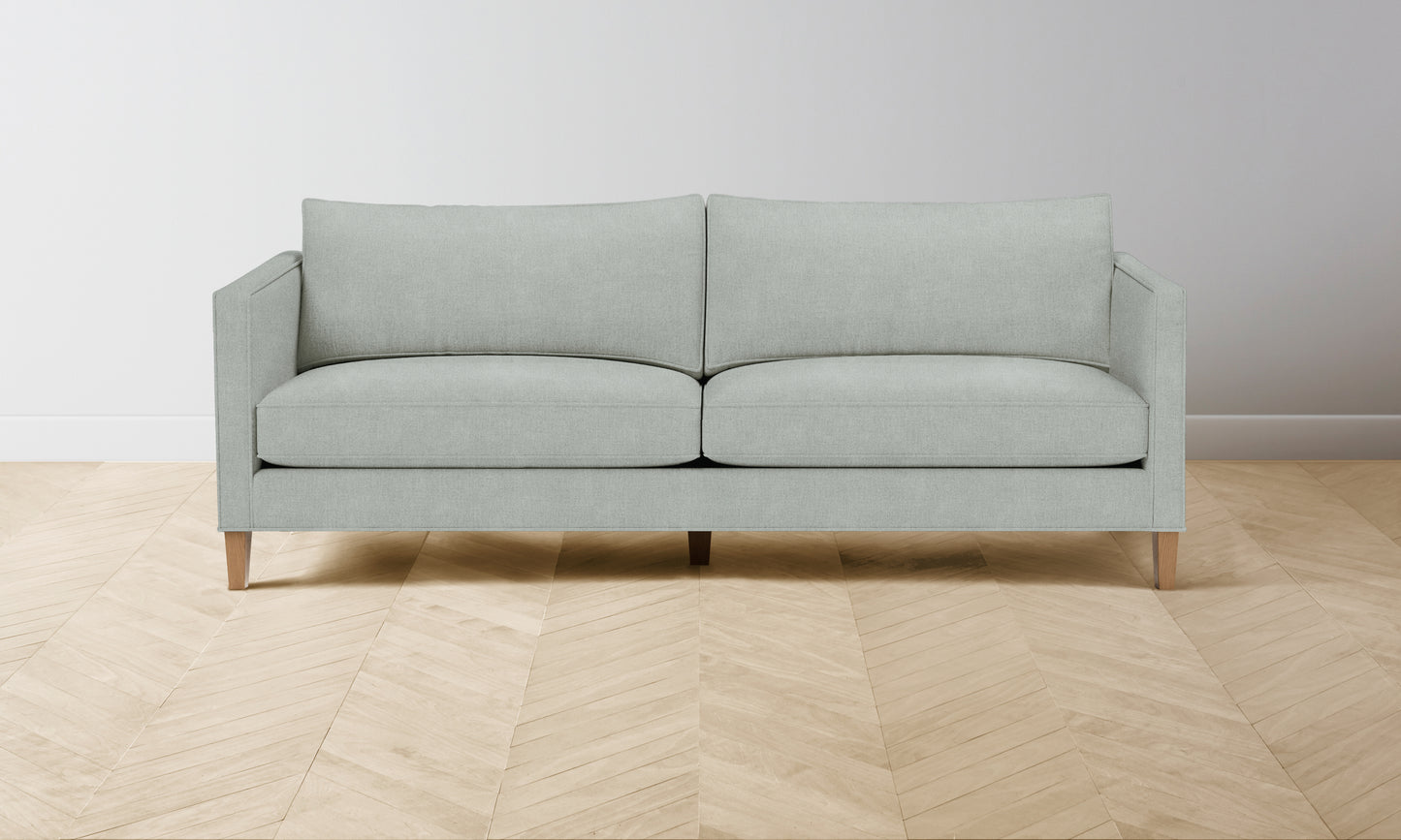 The Crosby Sofa - Performance Melange Weave Seaglass