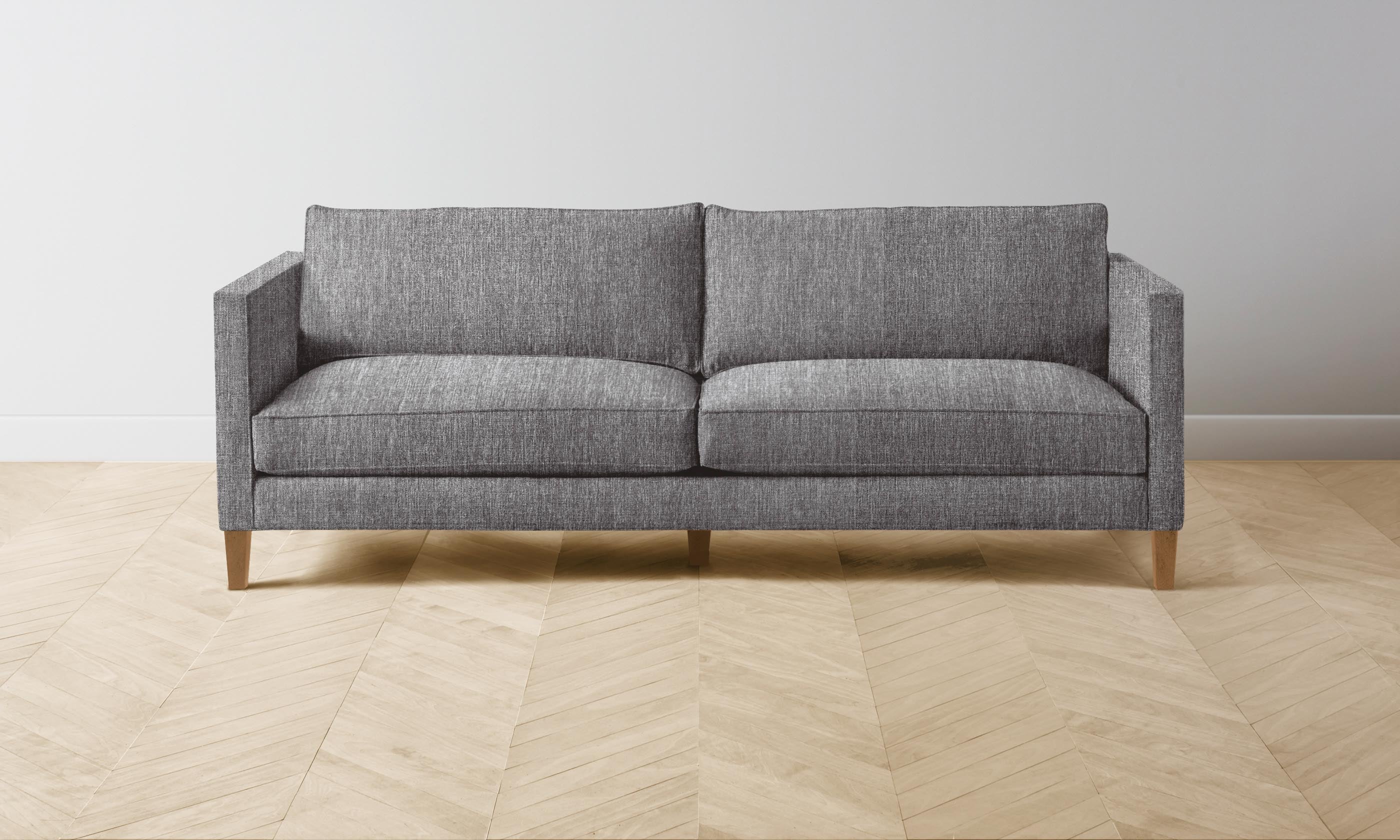 Gray tweed sofa online