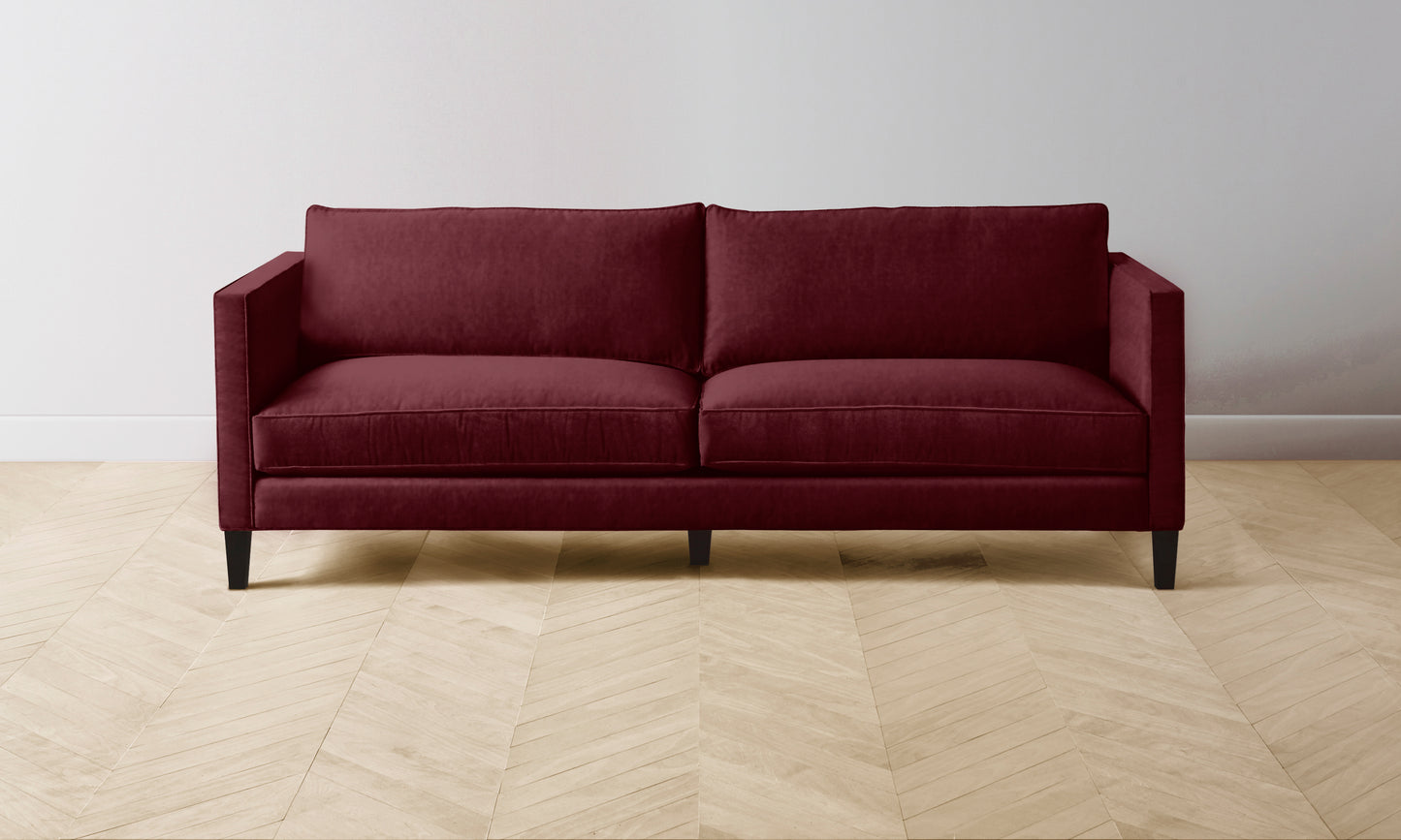 The Crosby Sectional - Performance Velvet Merlot