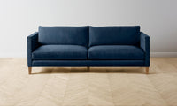 The Crosby Sectional - Performance Velvet Sapphire