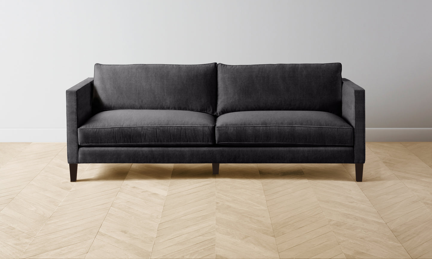 The Crosby Sectional - Performance Velvet Slate