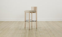 The Delancey Bar & Counter Stool - Belgian Linen Alder