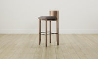 The Delancey Bar & Counter Stool - Belgian Linen Carob