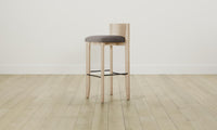 The Delancey Bar & Counter Stool - Belgian Linen Carob