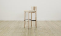 The Delancey Bar & Counter Stool - Italian Bouclé White