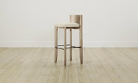 The Delancey Bar & Counter Stool - Italian Bouclé White