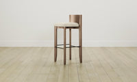 The Delancey Bar & Counter Stool - Italian Bouclé White