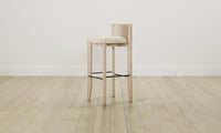 The Delancey Bar & Counter Stool - Italian Bouclé White