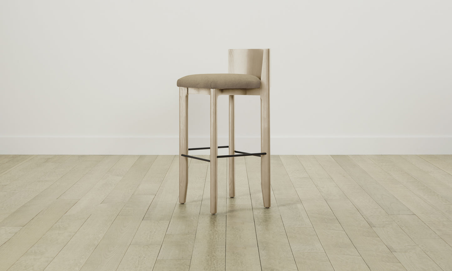 The Delancey Bar & Counter Stool - Mohair Almond