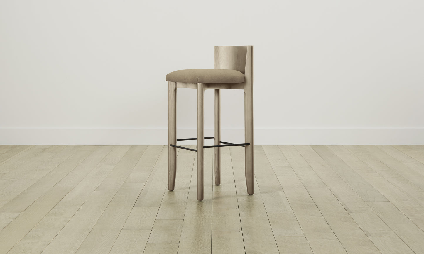 The Delancey Bar & Counter Stool - Mohair Almond