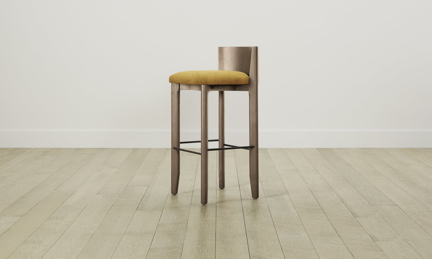 The Delancey Bar & Counter Stool - Mohair Amber