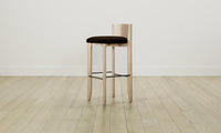 The Delancey Bar & Counter Stool - Mohair Chocolate