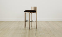 The Delancey Bar & Counter Stool - Mohair Chocolate