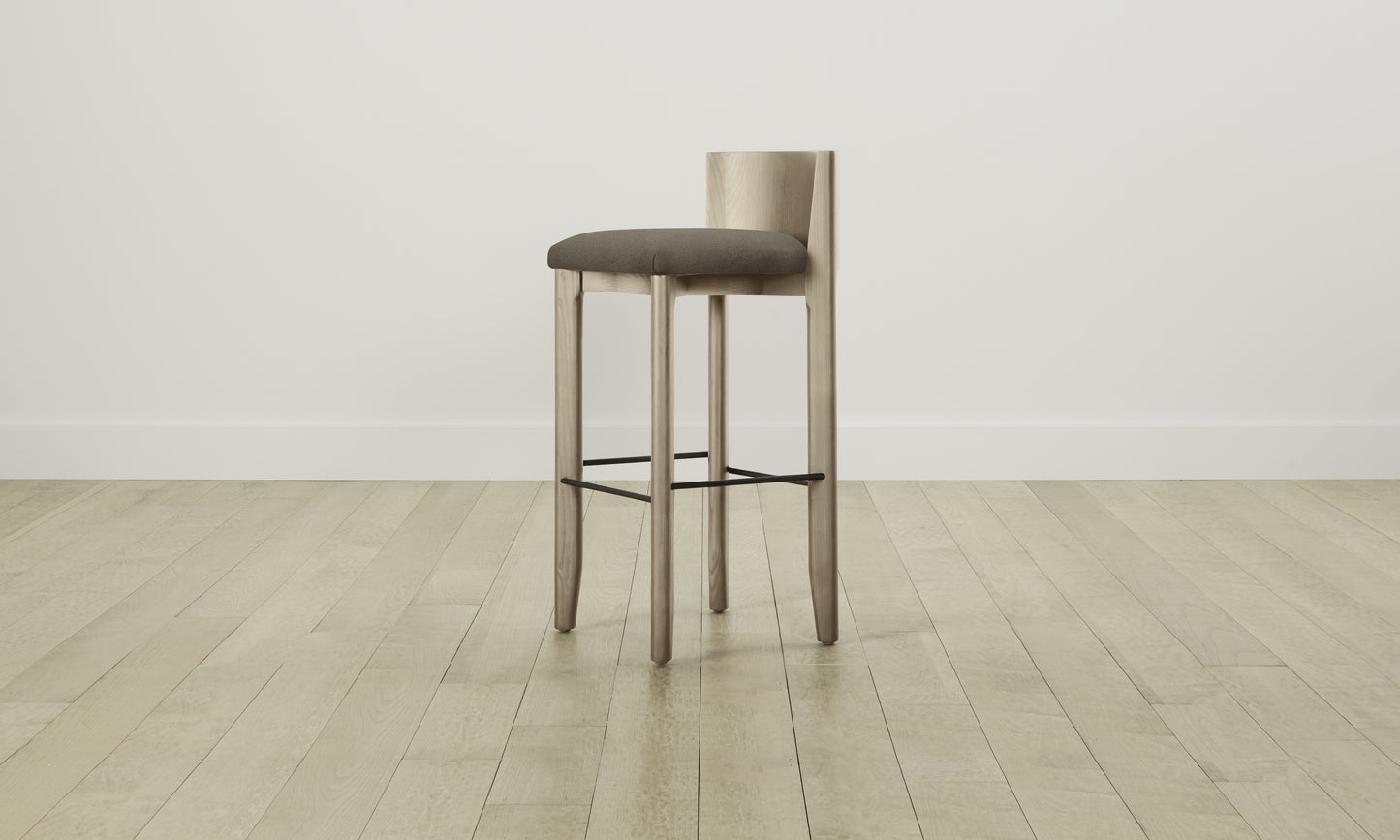 The Delancey Bar & Counter Stool - Mohair Mink