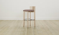 The Delancey Bar & Counter Stool - Mohair Peony