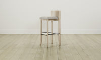 The Delancey Bar & Counter Stool - Nubuck Leather Sail