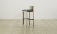 The Delancey Bar & Counter Stool - Nubuck Leather Tide