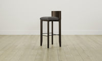 The Delancey Bar & Counter Stool - Pebbled Leather Ash