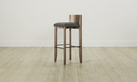 The Delancey Bar & Counter Stool - Pebbled Leather Ash