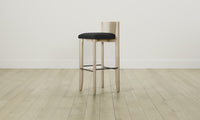 The Delancey Bar & Counter Stool - Pebbled Leather Ink