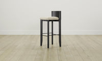 The Delancey Bar & Counter Stool - Performance Linen Weave Prairie