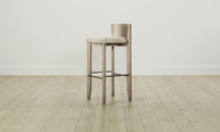 The Delancey Bar & Counter Stool - Performance Linen Weave Prairie