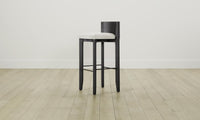 The Delancey Bar & Counter Stool - Performance Linen Weave Flour