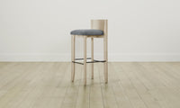 The Delancey Bar & Counter Stool - Performance Mélange Weave Aegean