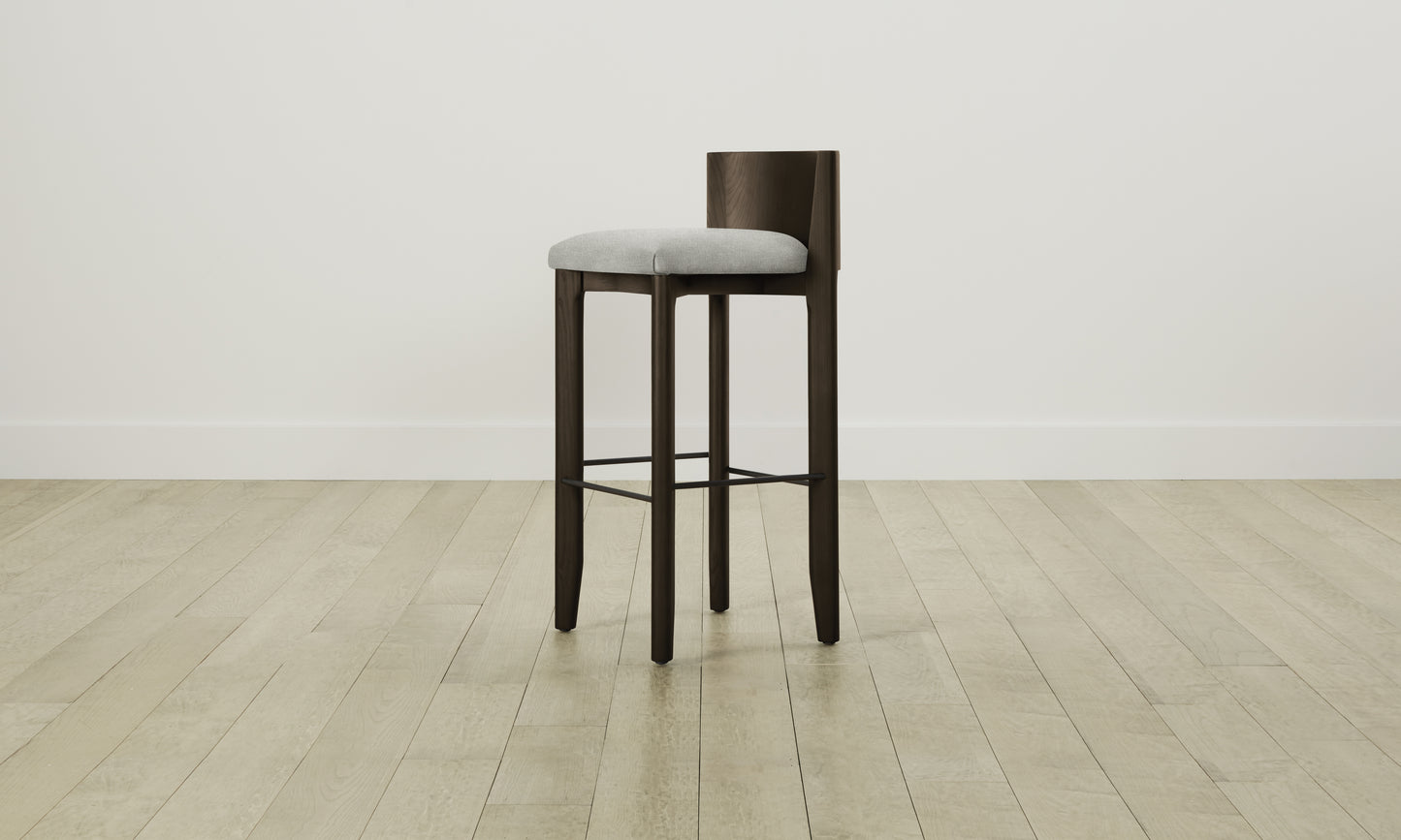 The Delancey Bar & Counter Stool - Performance Melange Weave Flint