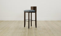 The Delancey Bar & Counter Stool - Performance Stonewashed Linen Chambray