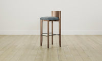 The Delancey Bar & Counter Stool - Performance Stonewashed Linen Chambray