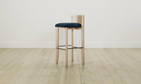 The Delancey Bar & Counter Stool - Performance Linen Weave Bay