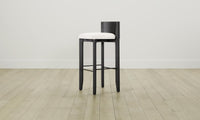 The Delancey Bar & Counter Stool - Performance Textured Tweed Snow