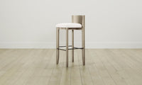 The Delancey Bar & Counter Stool - Performance Textured Tweed Snow