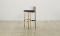 The Delancey Bar & Counter Stool - Performance Tweed Denim