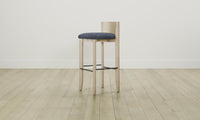 The Delancey Bar & Counter Stool - Performance Tweed Denim