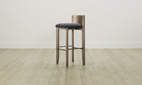 The Delancey Bar & Counter Stool - Performance Velvet Flannel