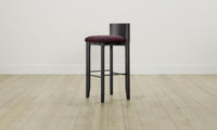 The Delancey Bar & Counter Stool - Performance Velvet Merlot