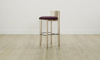 The Delancey Bar & Counter Stool - Performance Velvet Merlot