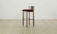 The Delancey Bar & Counter Stool - Performance Velvet Merlot