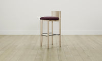 The Delancey Bar & Counter Stool - Performance Velvet Merlot