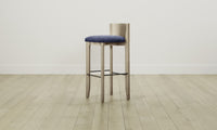 The Delancey Bar & Counter Stool - Performance Velvet Midnight