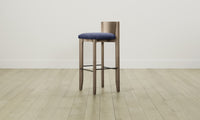 The Delancey Bar & Counter Stool - Performance Velvet Midnight