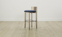 The Delancey Bar & Counter Stool - Performance Velvet Sapphire