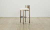 The Delancey Bar & Counter Stool - Shearling Ivory